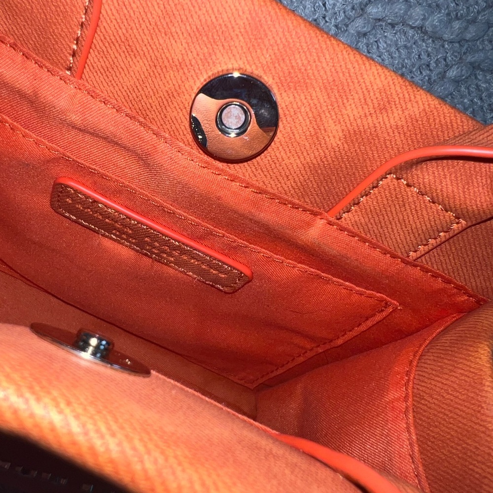 Brandon Blackwood ESR Tote in Orange Wax Denim - Picture 6 of 10